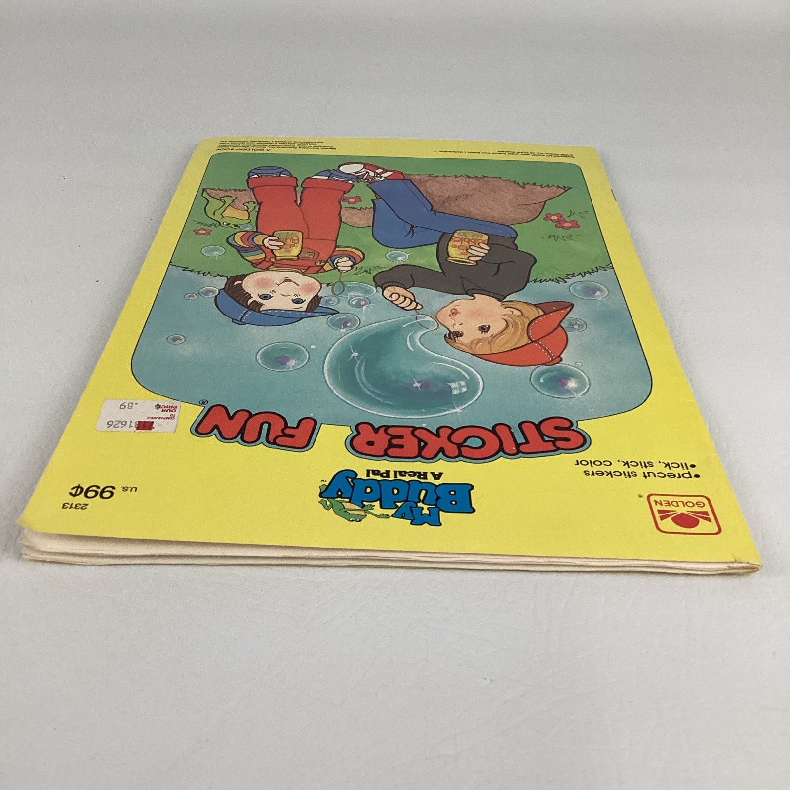 My Buddy A Real Pal Sticker Fun Coloring Activity Book Vintage 80s Color Toy New