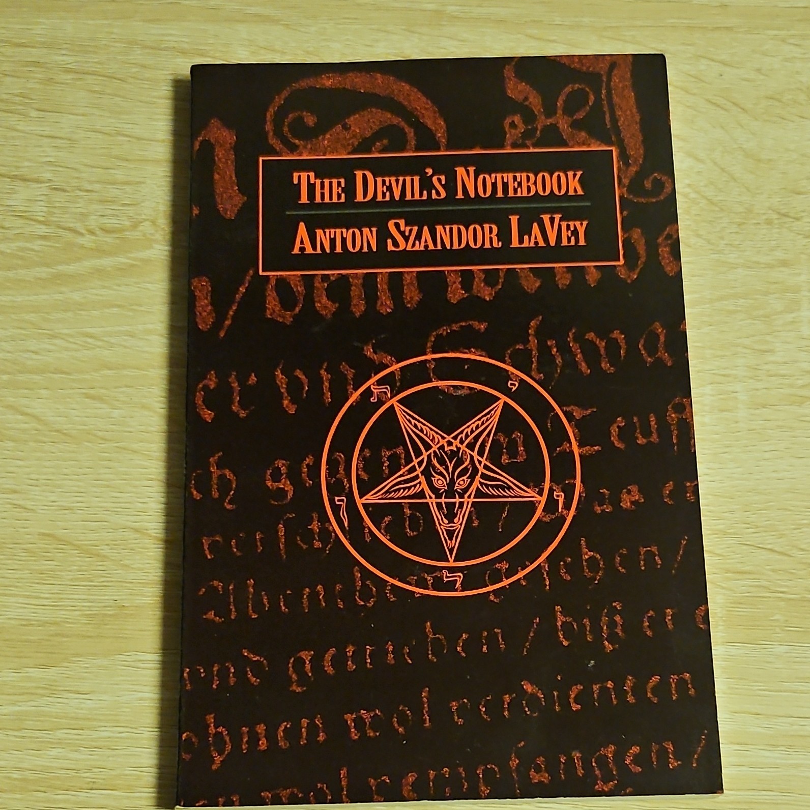 Devil’s Notebook by Anton Szandor LaVey Trade Paperback Feral House Occult