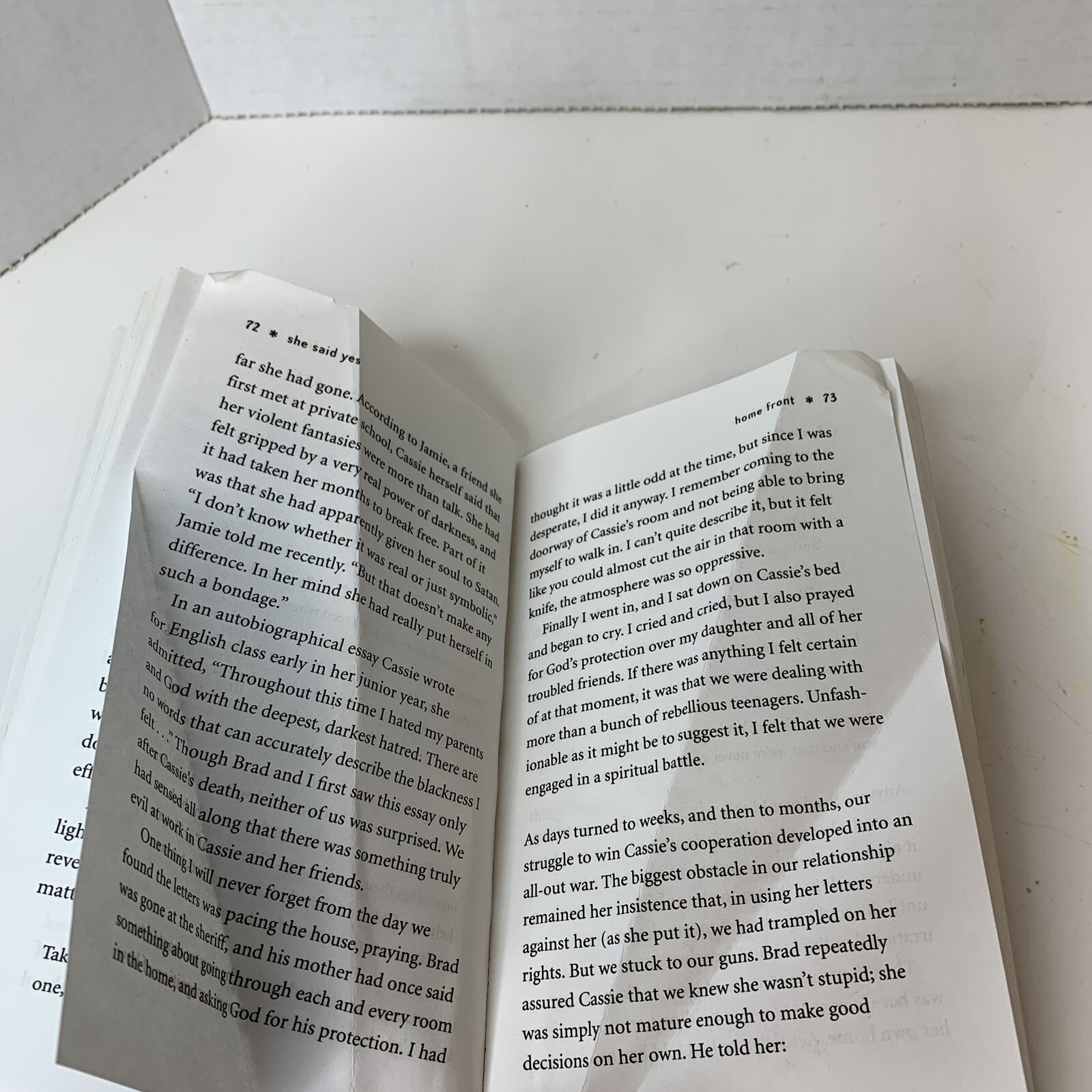 SHE SAID YES by Misty Bernall paperback book FREE SHIPPING Christian columbine