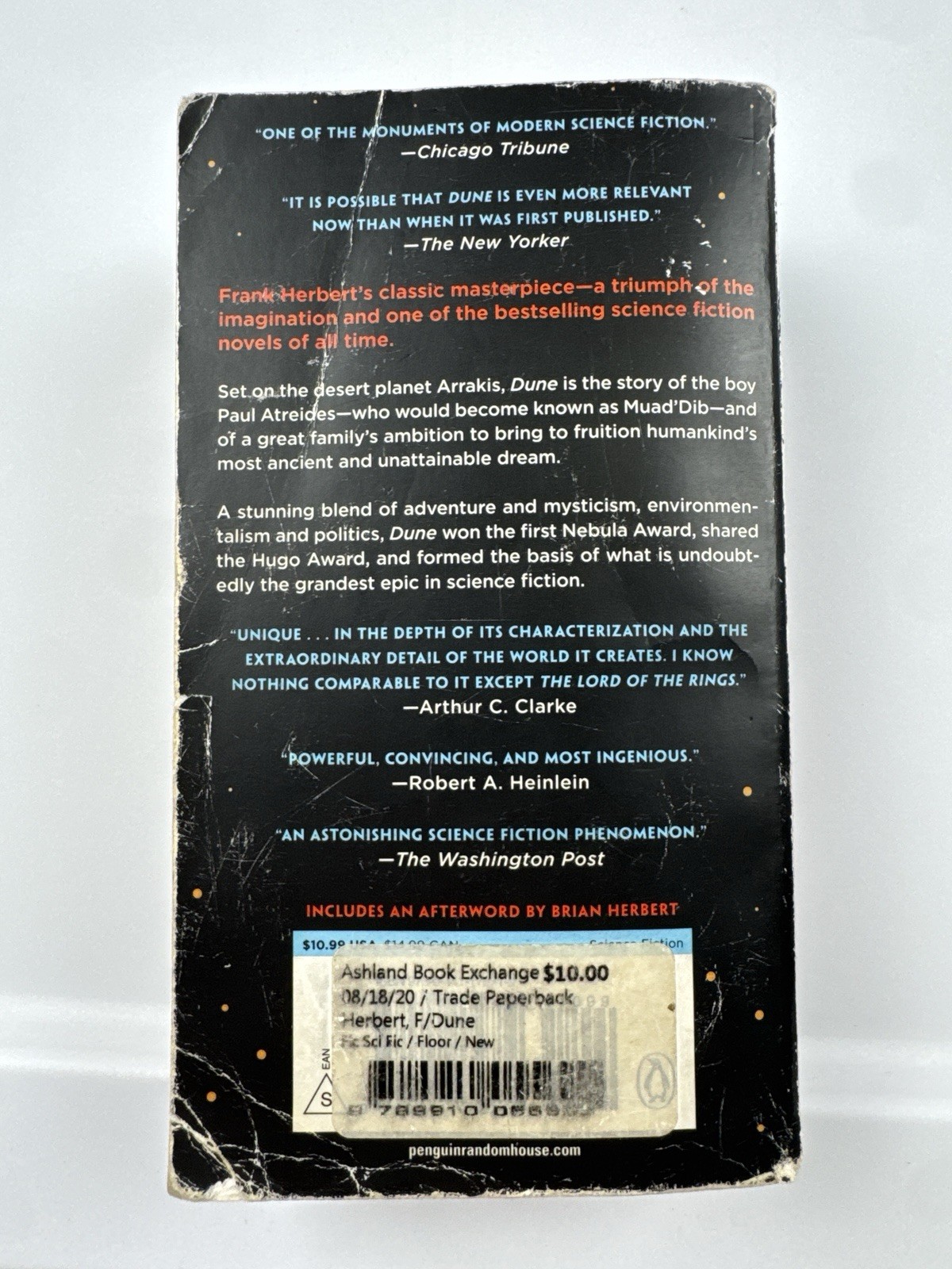 Frank Herbert Dune 2010 Ace Paperback Movie Tie-In Sci-Fi Novel Classic