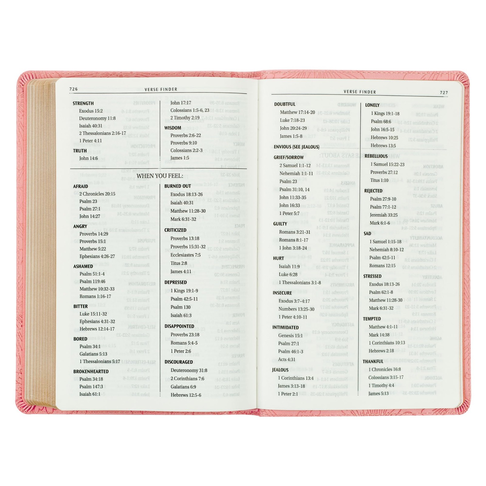 KJV Pink Faux Leather Giant Print Bible Thumb Indexed BRAND NEW in Shrink Wrap!!