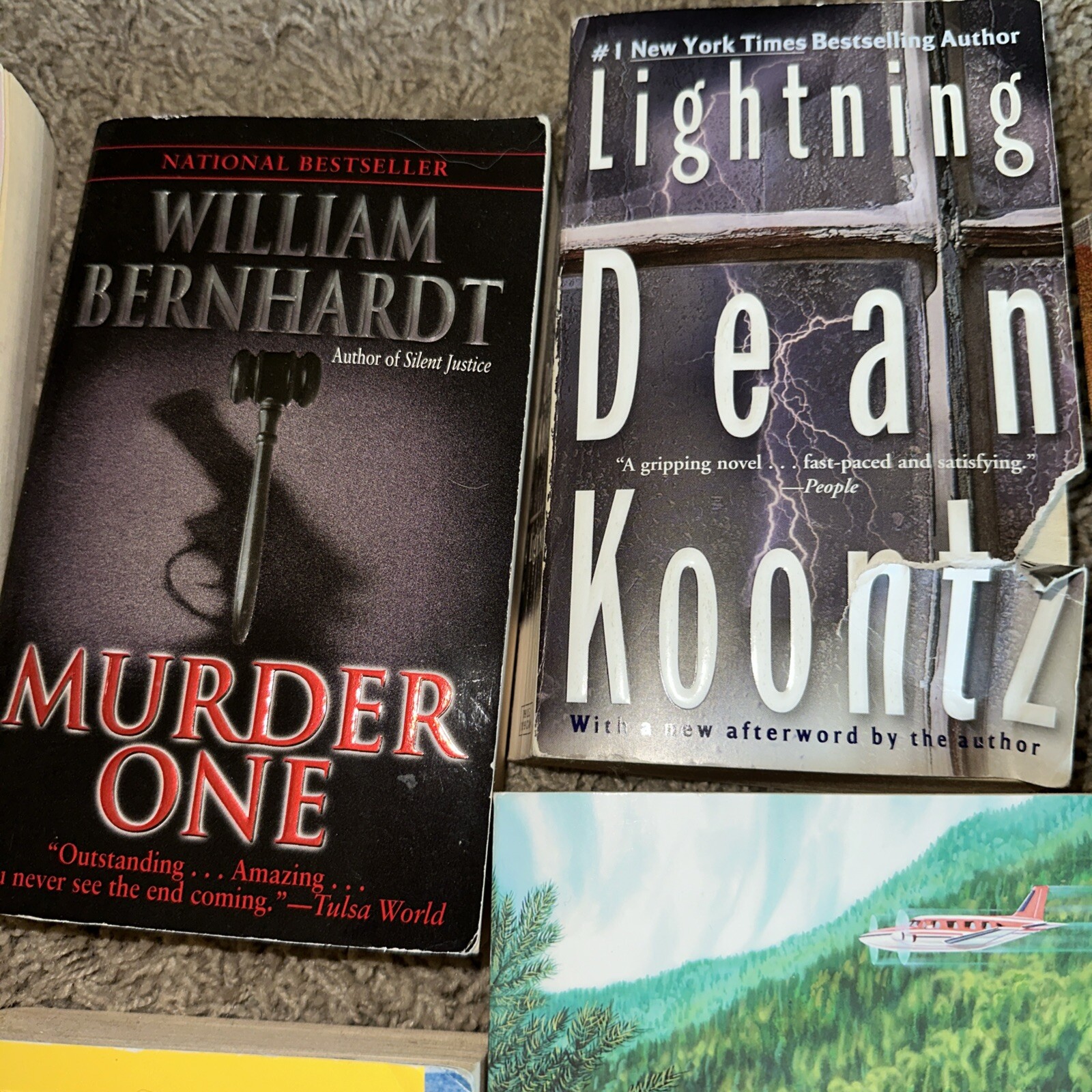 RANDOM THRILLER/MISC BOOK LOT OF 18
