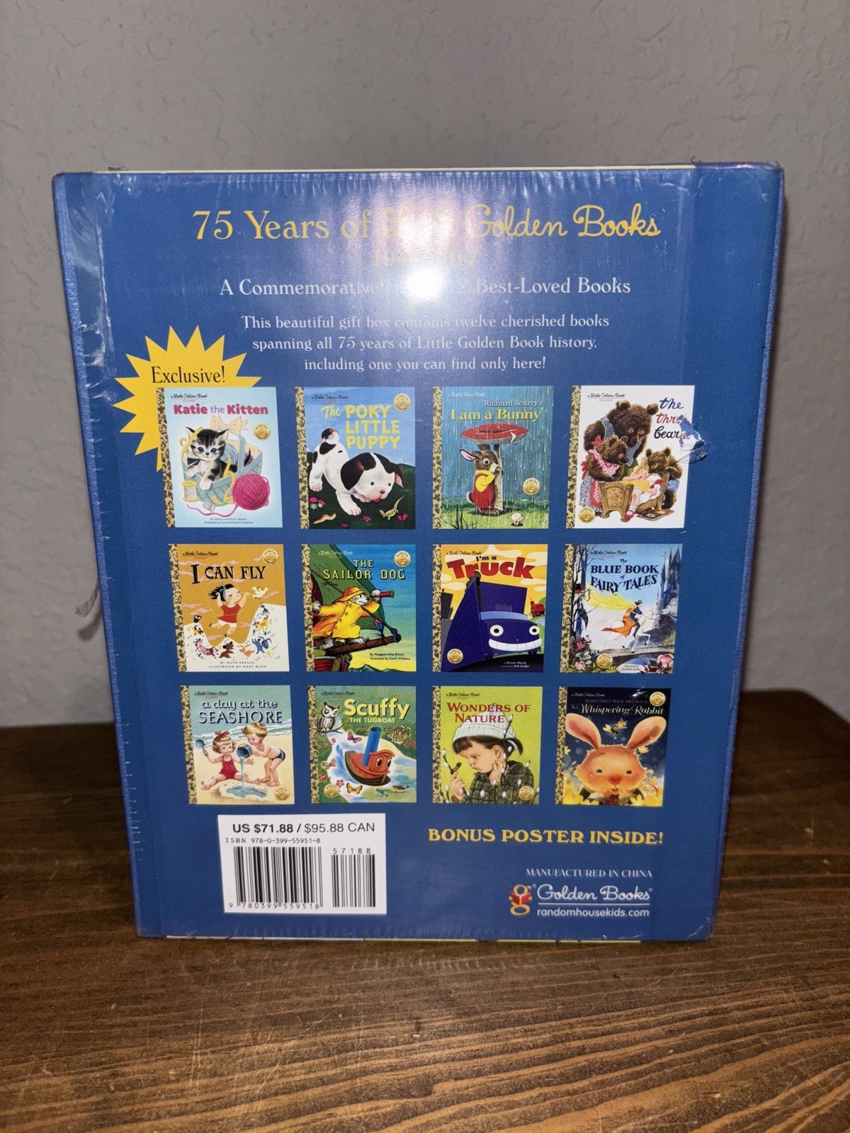 75 Years of Little Golden Books: 1942-2017: A Commemorative Set of 12 Sealed