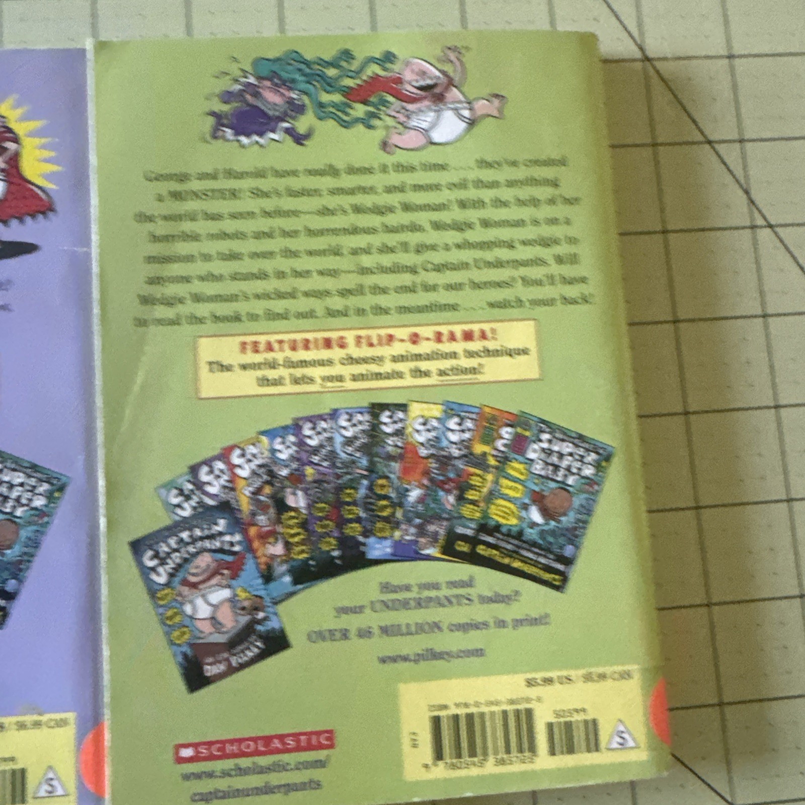 Set of 5 Captain Underpants Books Paperback Lot Pilkey Booger Boy Wedgie Ladies