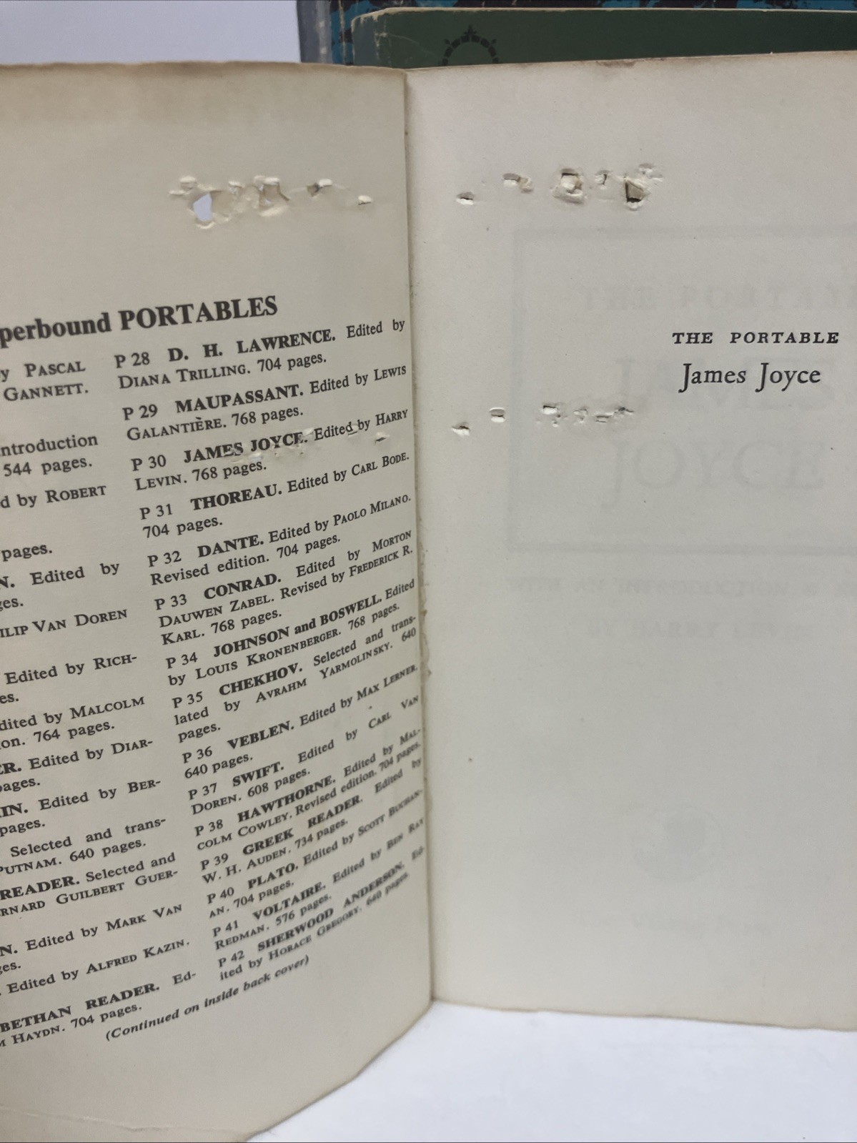 Vintage James Joyce Portrait Artist Young Man + Richard Ellmann Bio (Lot 3 PBs)
