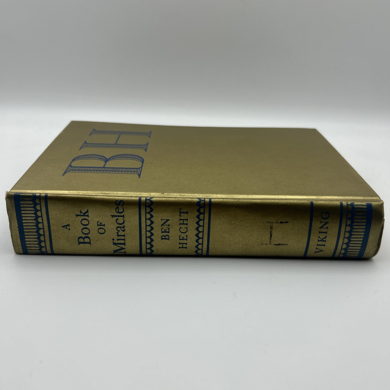 A Book of Miracles by Ben Hecht (1939, HC) Viking Press First Edition