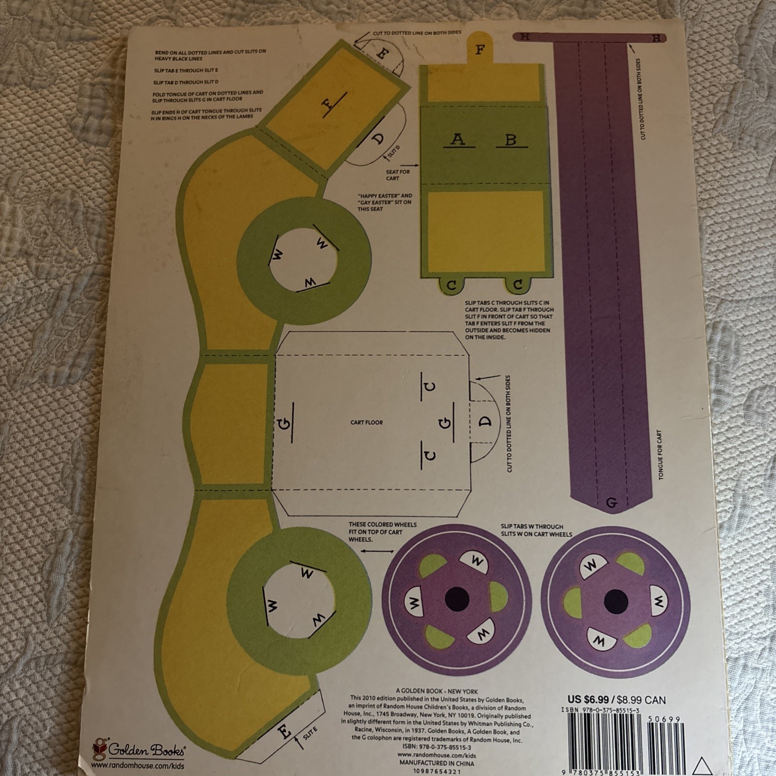 Easter Cut-Outs to Make by Golden Books Staff (2010, Cards,Flash Cards)