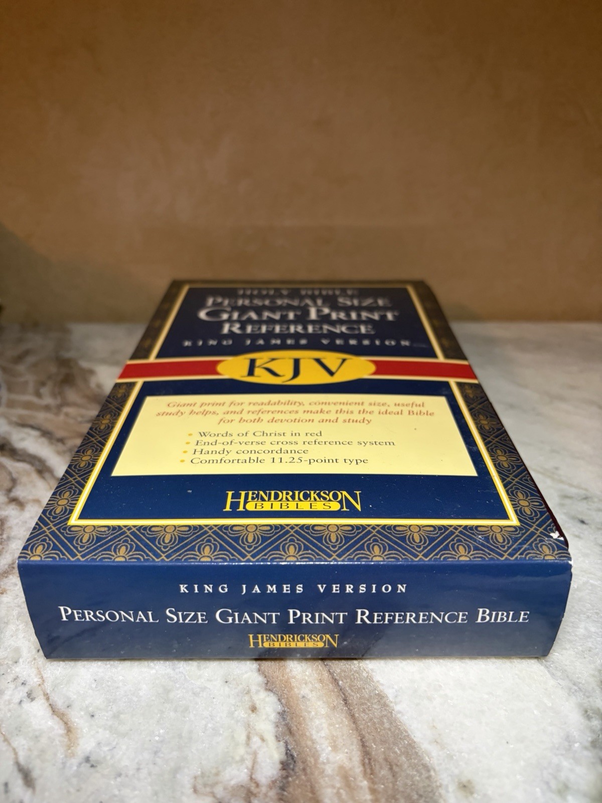Hendrickson Holy Bible KJV Personal Size Giant Print Reference Imitation Leather