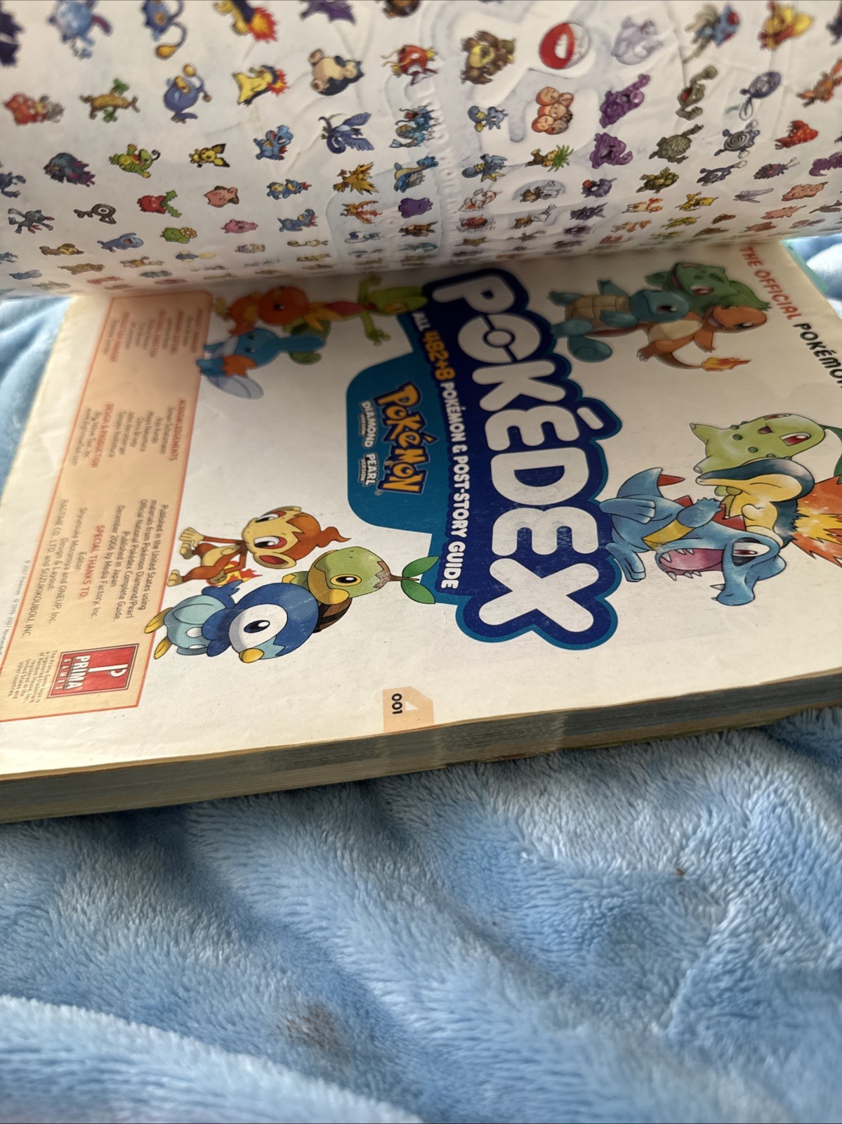 Pokemon Diamond & Pearl Pokedex Strategy Guide Vol. 2 Prima Guide No Poster