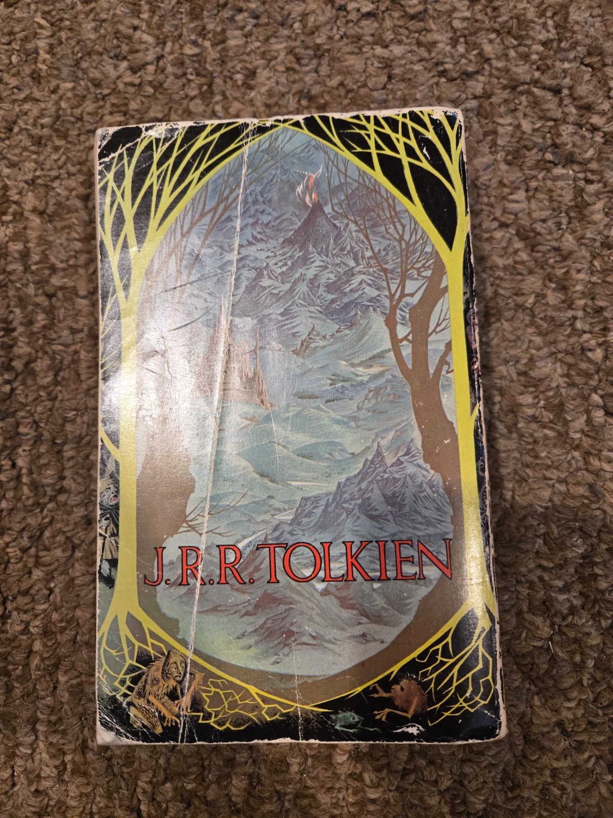 RARE 1974 Lord of the Rings J.R.R. Tolkien – 14th Impression – Pauline Baynes Ar