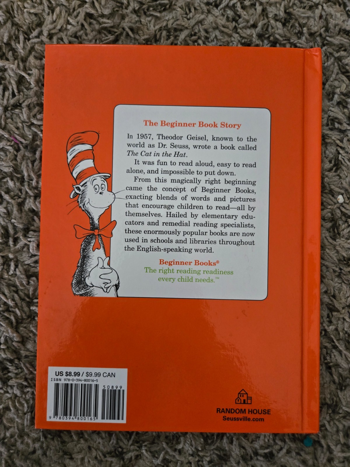 Dr. Seuss Green Eggs and Ham Hardcover Beginner Books Illustrated
