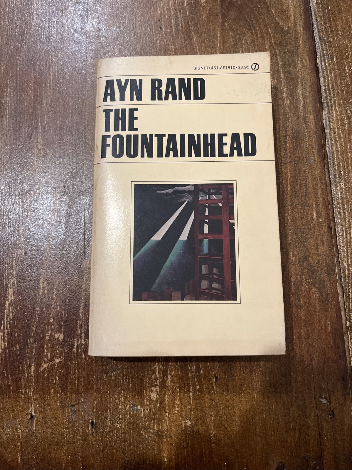 The Fountainhead By Ayn Rand (1971 Paperback)
