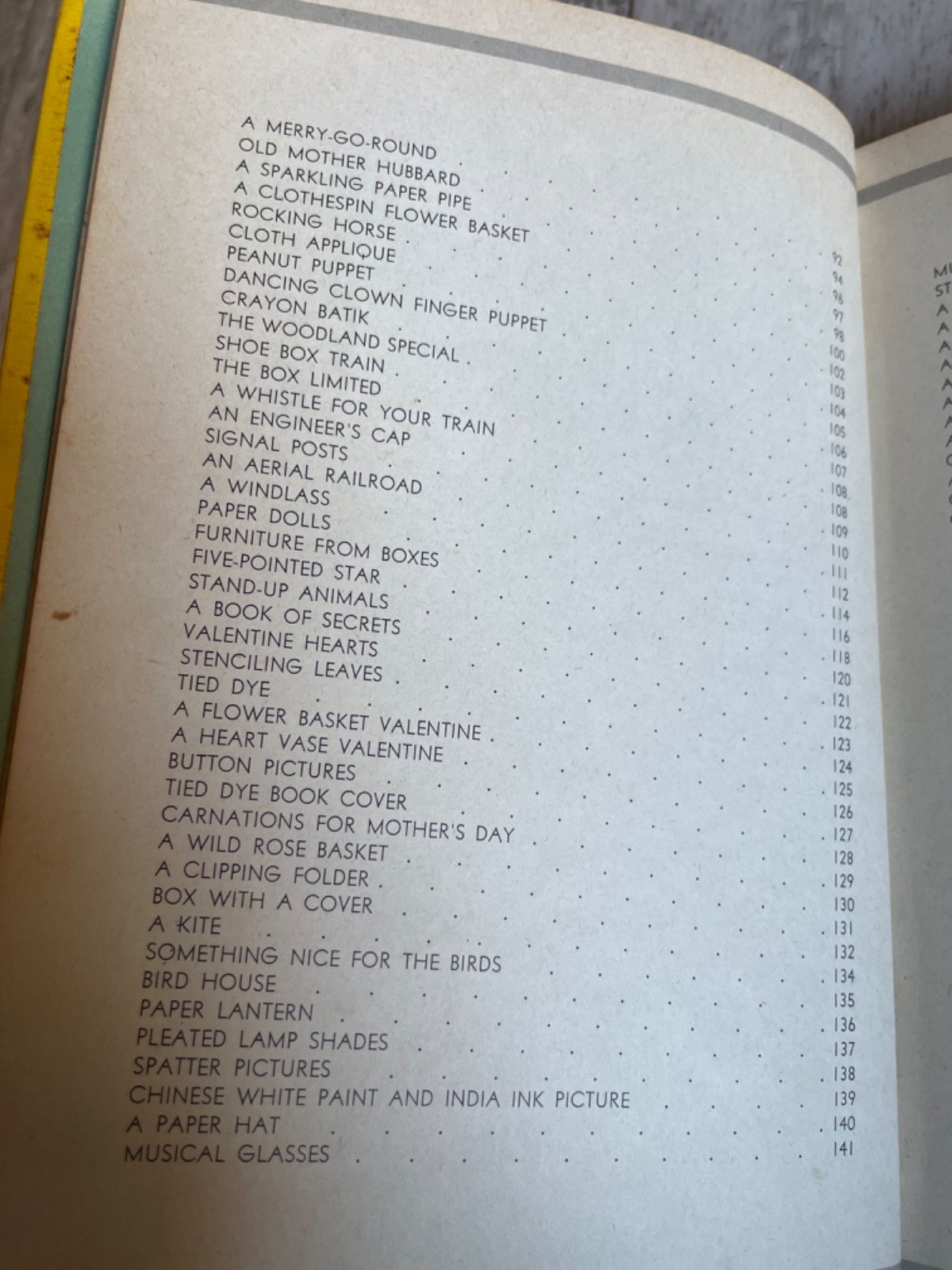 Vintage 1960 Things to Make and Do Child Horizons Hardcover Book