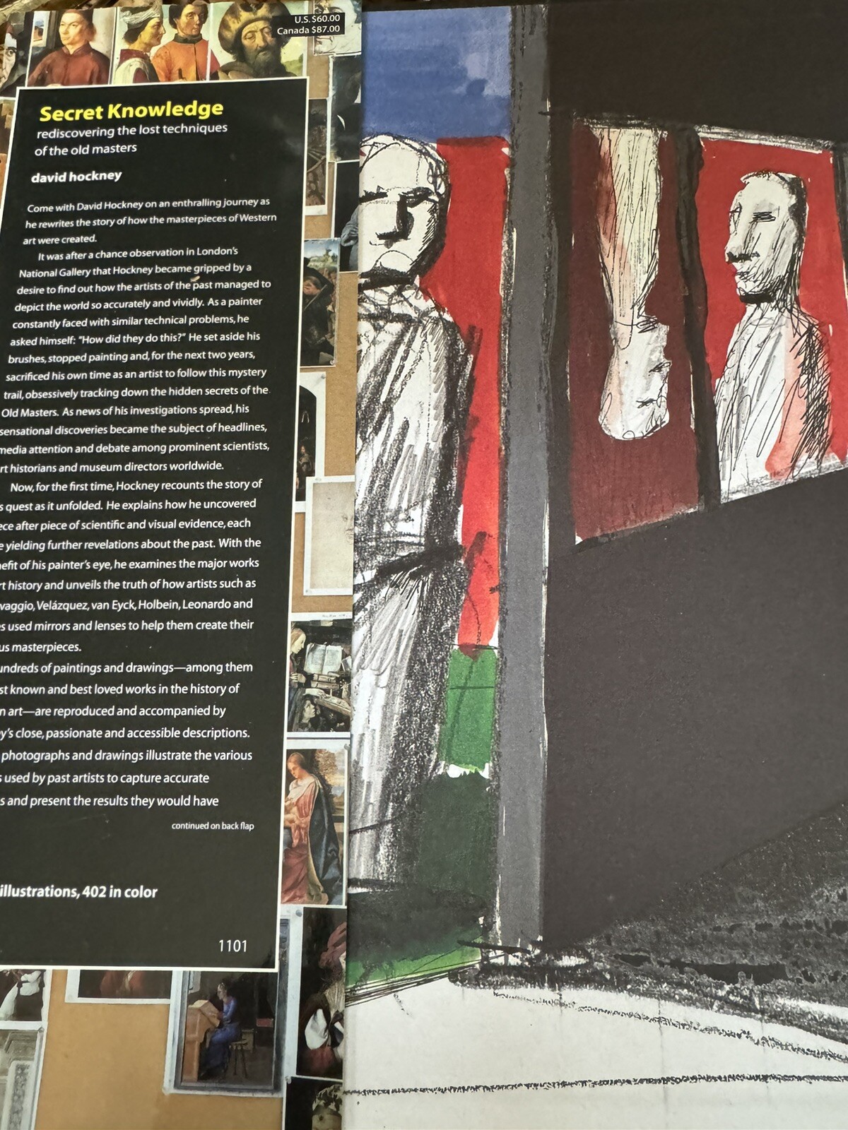 David Hockney SECRET KNOWLEDGE art Book , 296 Pages. 2001