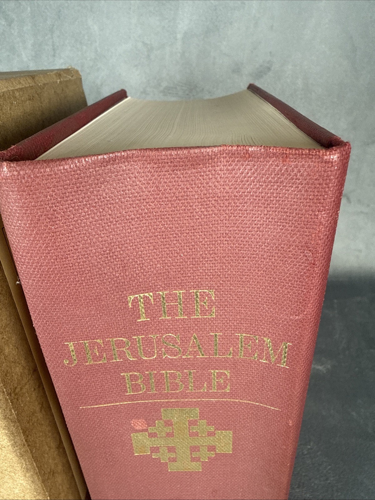 1966 Jerusalem Bible Doubleday Catholic Bible Thumb Indexed Hardcover Slipcase