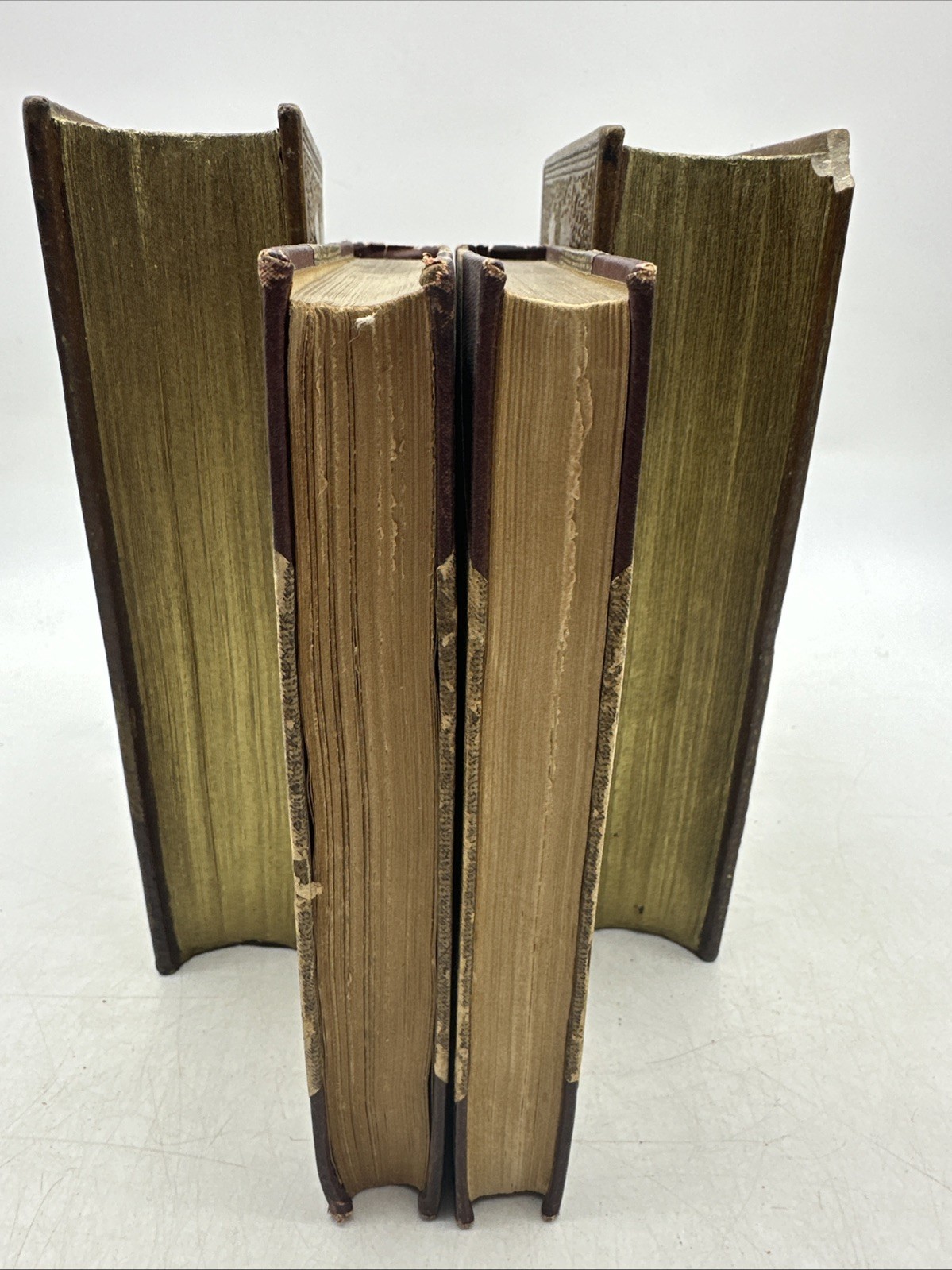 Charlotte Bronte Villette Vol I-II Victorian Cloth Antique Book Set (31-8)