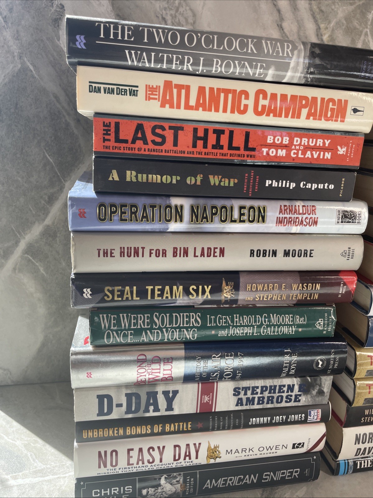 Military Non‑Fiction Books HC PBK • Pick Any 3 for $16 • Huge Variety