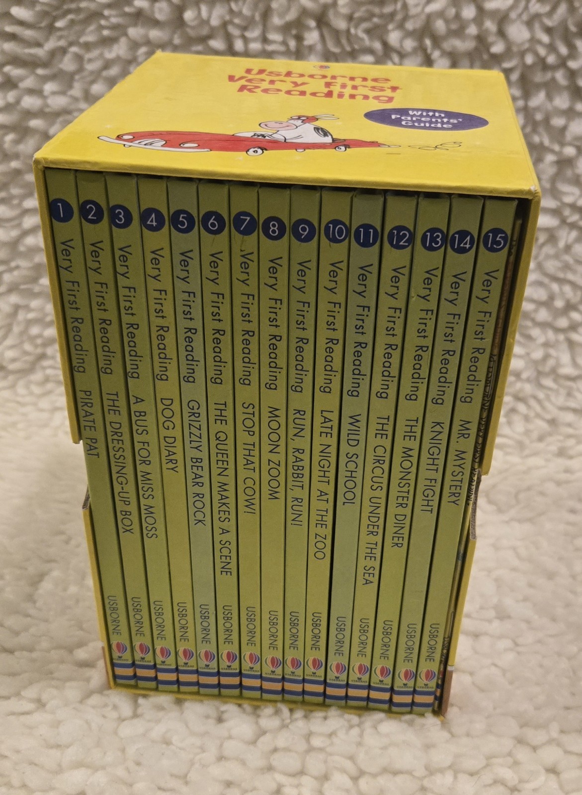 Usborne ~ Very First Reading Set ~ Complete 1-15 w/Parents Guide