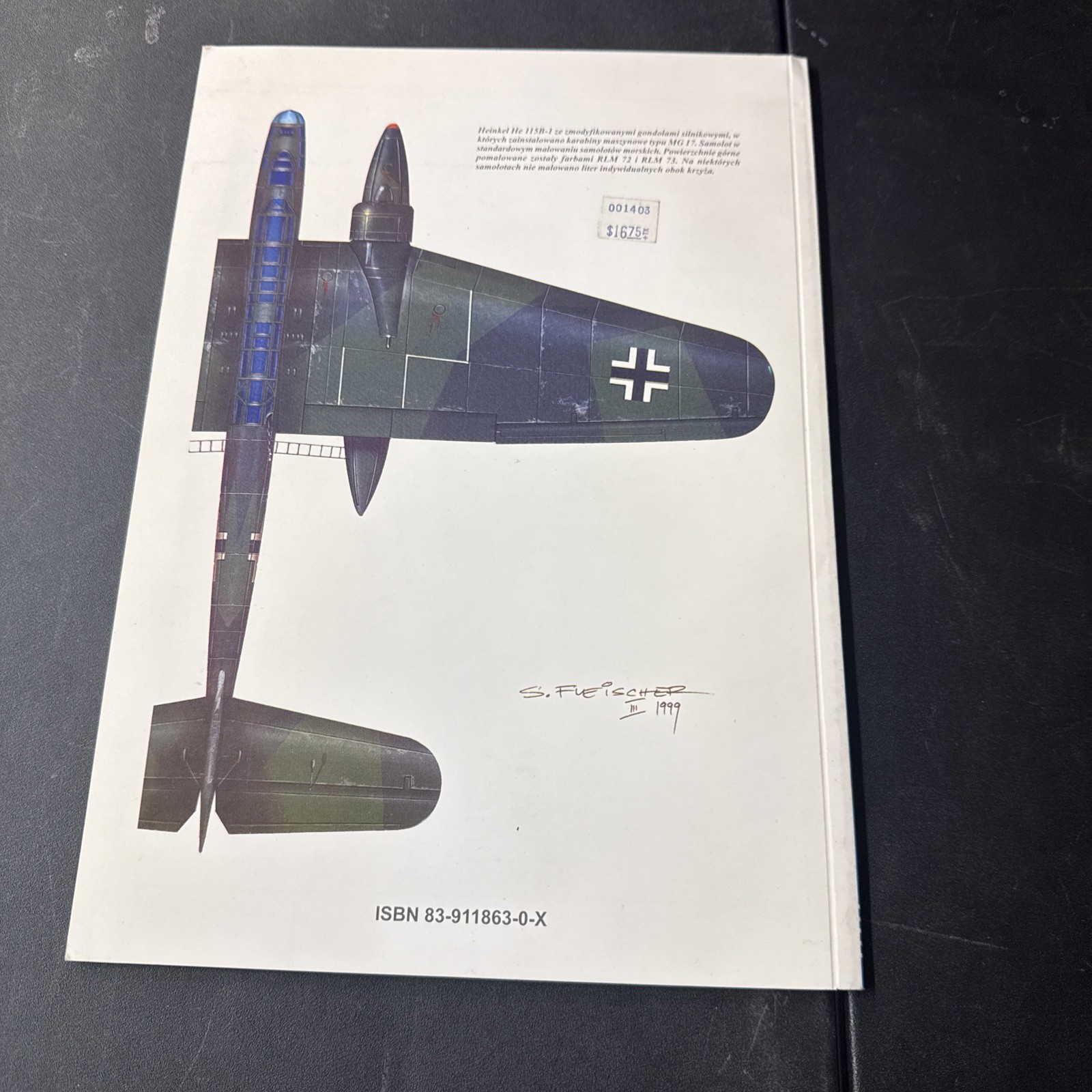 PROFILE HEINKEL HE 115 PEGAZ REFERENCE MANUAL
