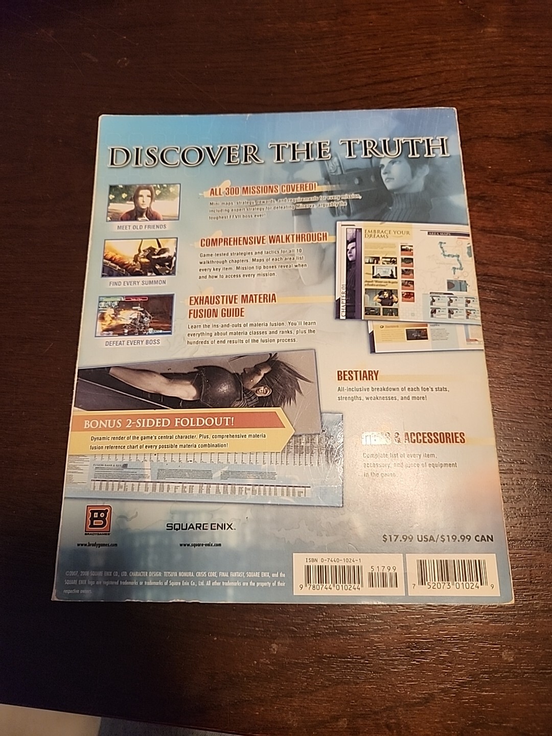Crisis Core Final Fantasy VII (Brady Games Strategy Guide)