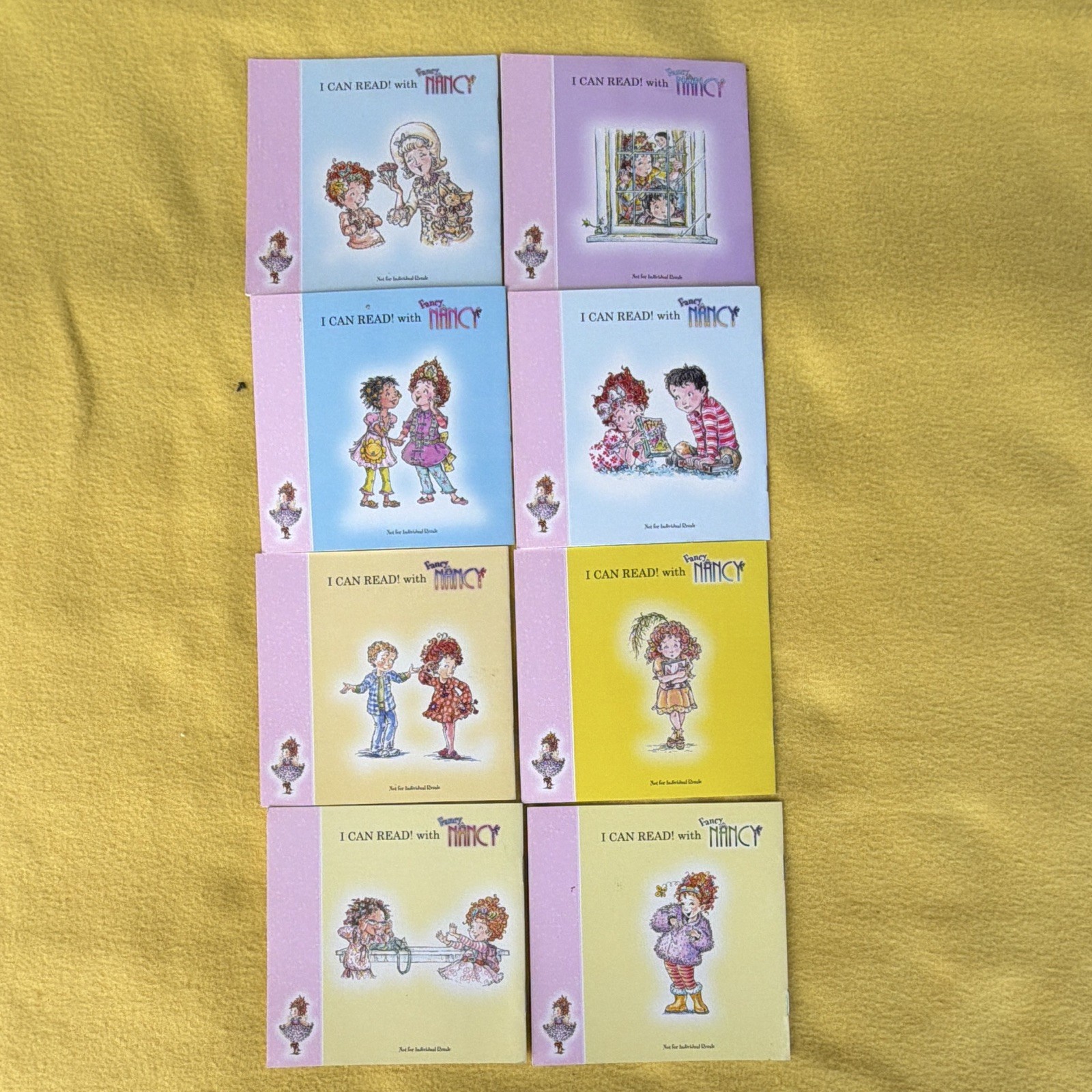 I Can Read! Phonics Fancy Nancy Lot of 8 by Jane O’Connor Paperback Illustrated