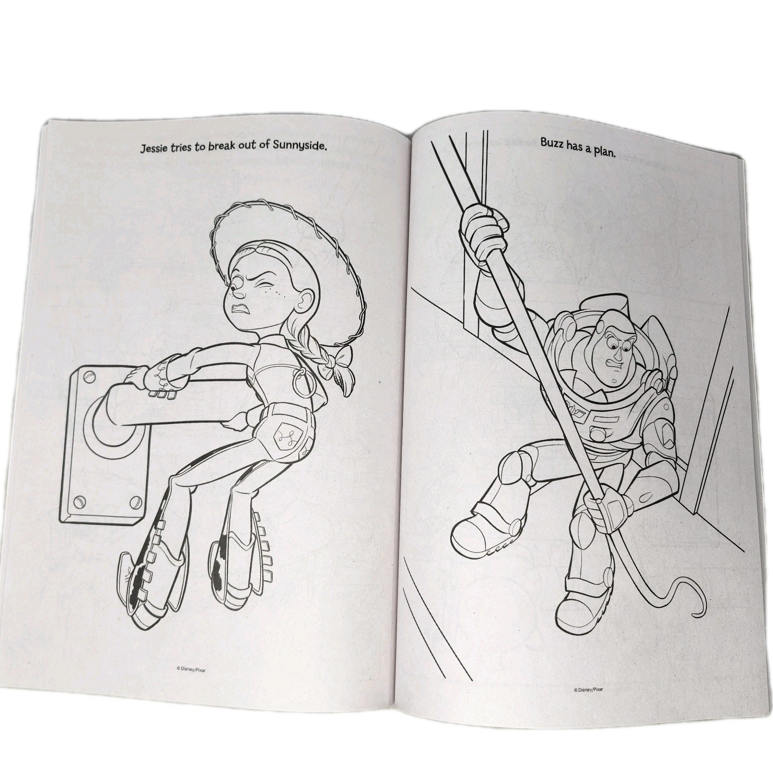 Toy Story Woody Buzz Lightyear Disney Pixar Activity Color Coloring Book bendon