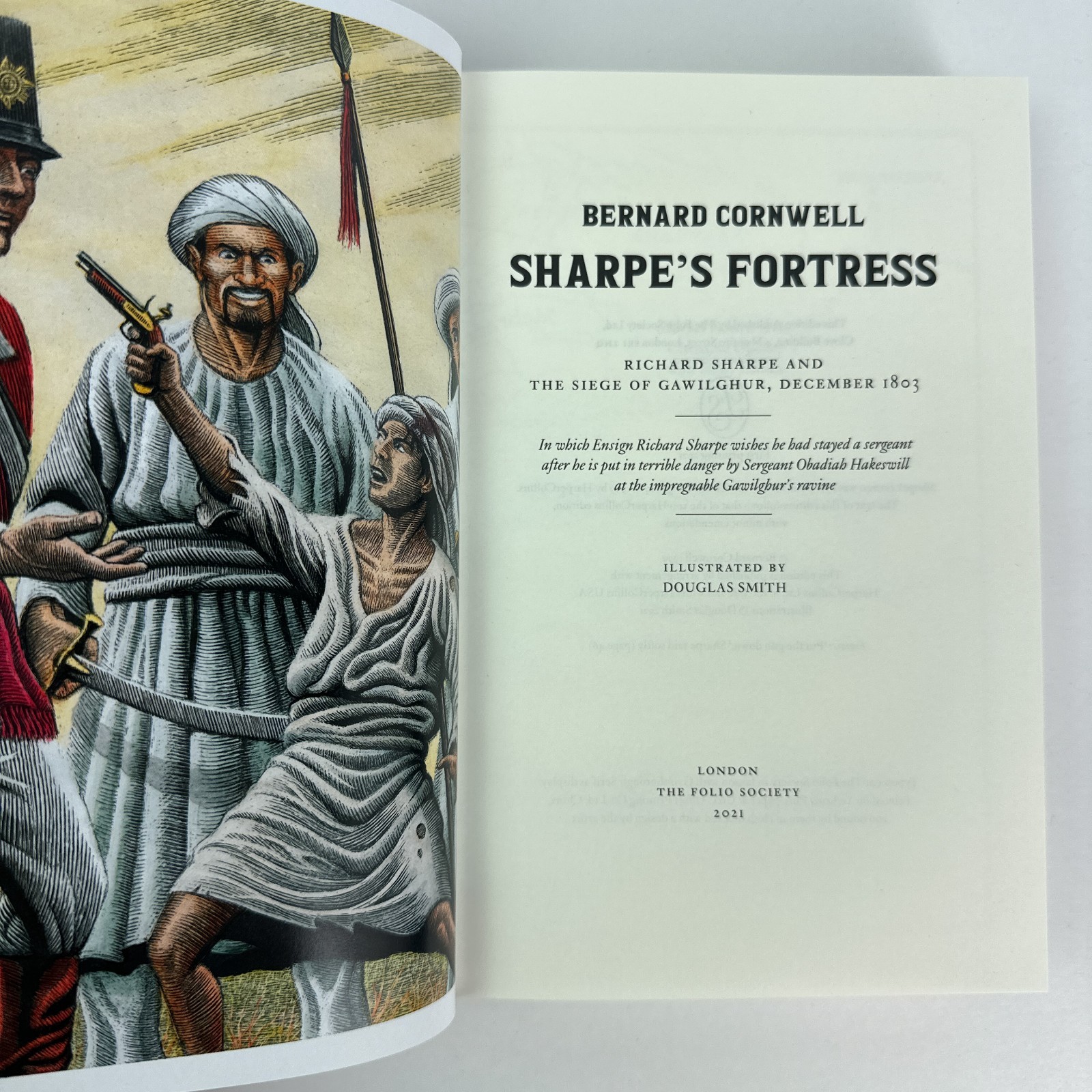Folio Society Sharpe’s Tiger Triumph Fortress Set Bernard Cornwell India 3 Books