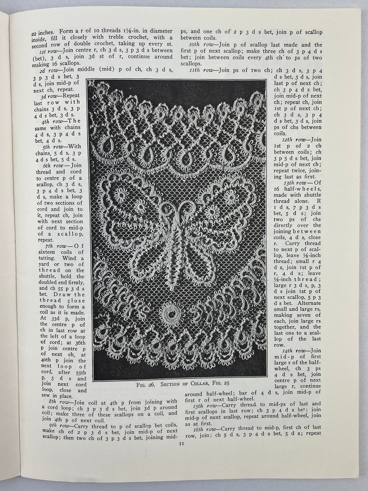 Tatting Patterns, Julia E. Sanders, 1977, Reprint of 1915 Craft Classic, PBK