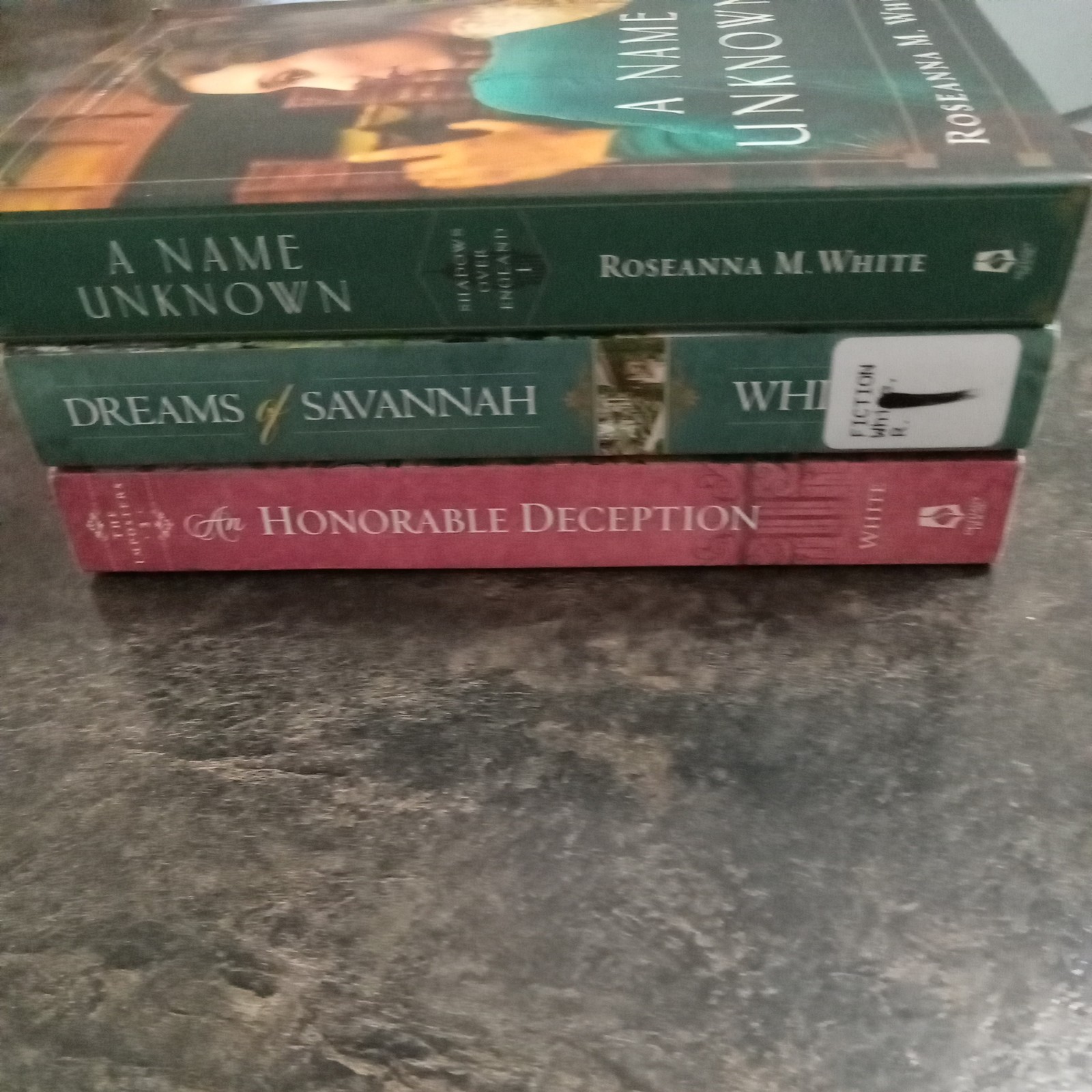 Roseanna M White Lot of 3 An Honorable DeceptionDreams of Savannah A Name Unkown