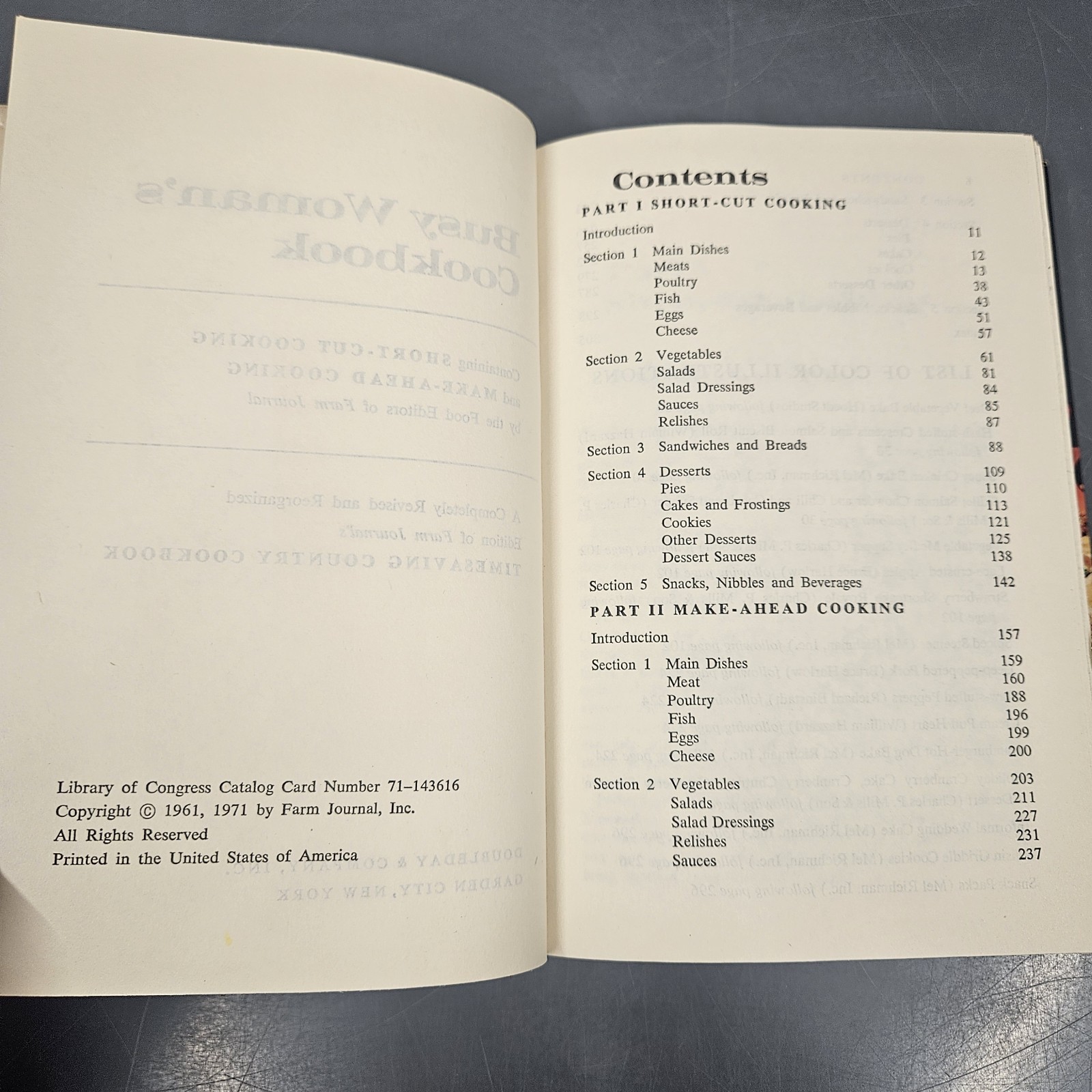 Farm Journal Busy Womans Cookbook Short Cut Cooking Make Ahead Cooking Recipes