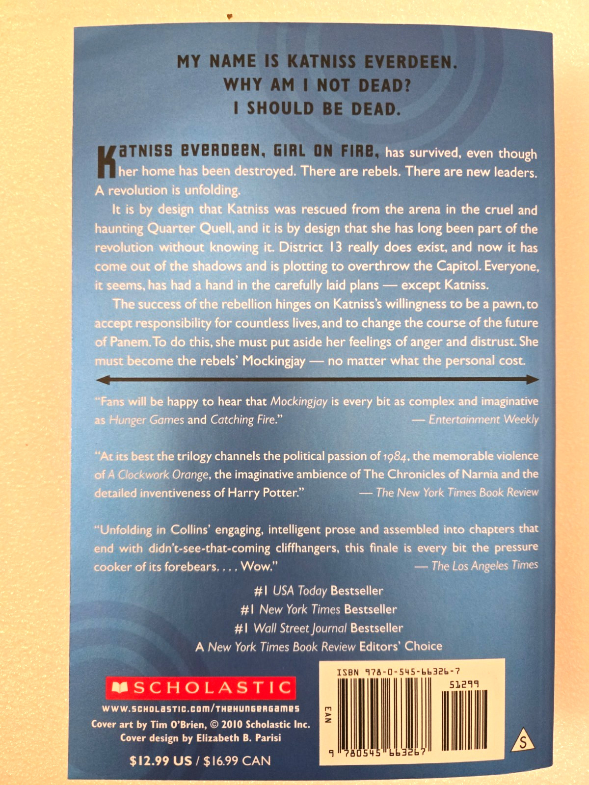 Mockingjay by Suzanne Collins Paperback 2010 Hunger Games Book 3 Good Condition