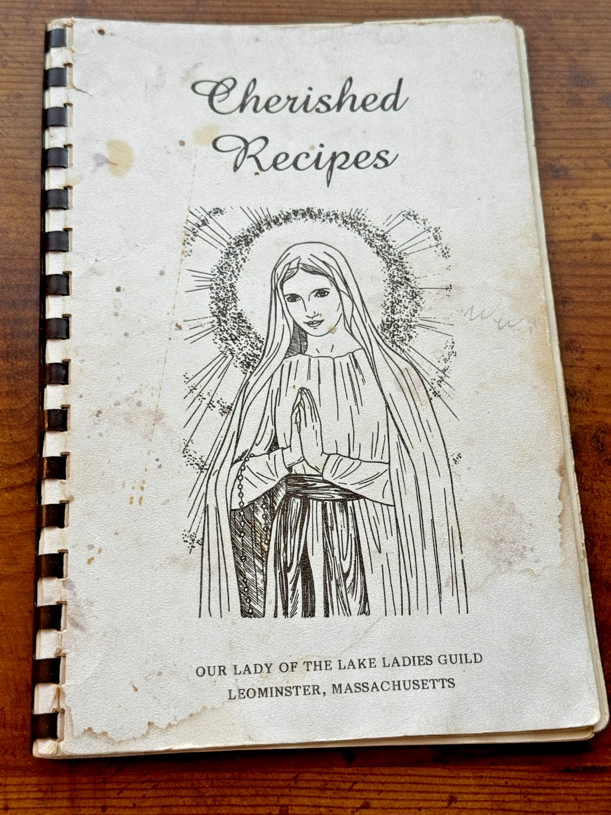 1967 Leominster MA Community Cookbook Cherished Recipes Massachusetts Church