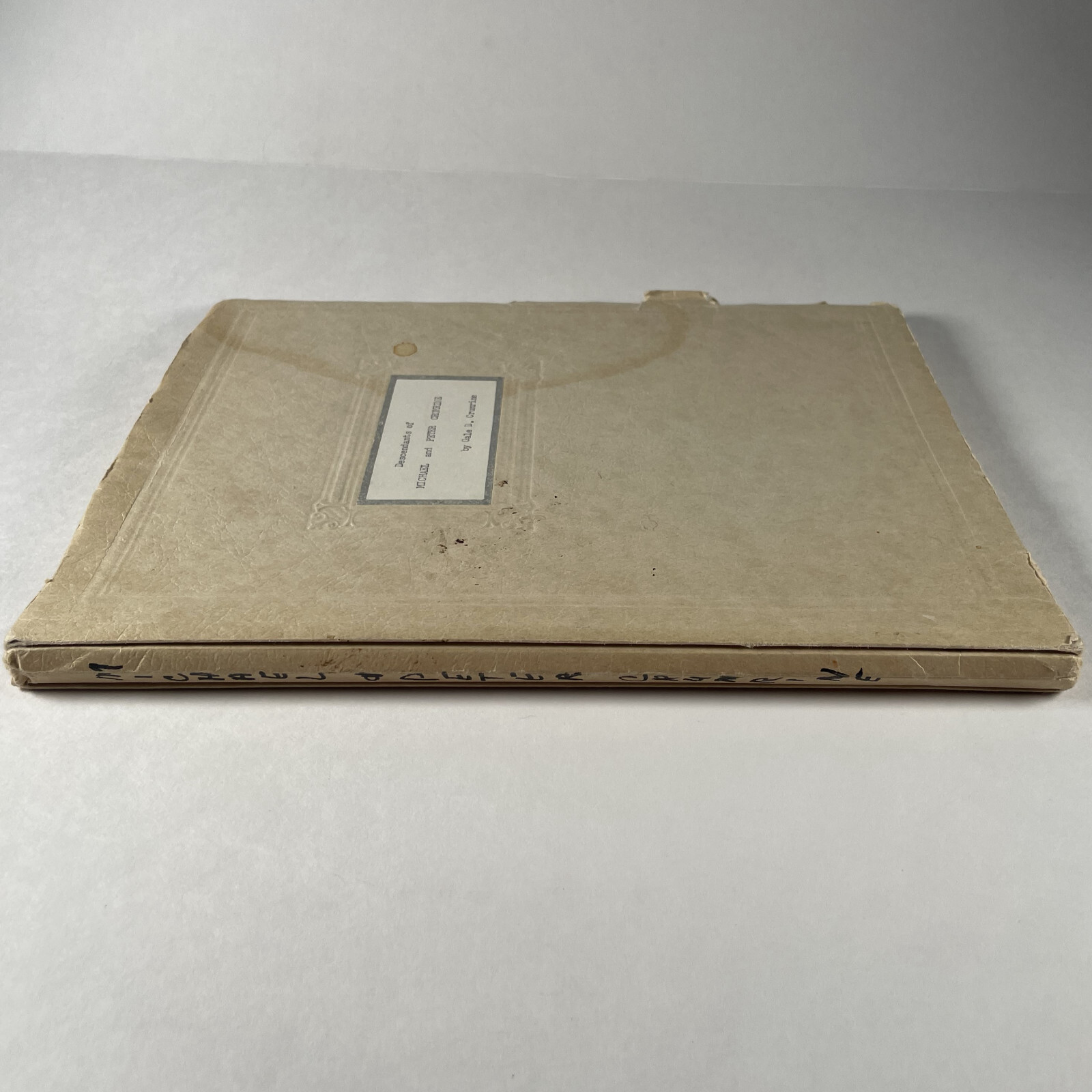 Descendants of Michael & Peter Crumrine 1971 Gale D. Crumrine PB