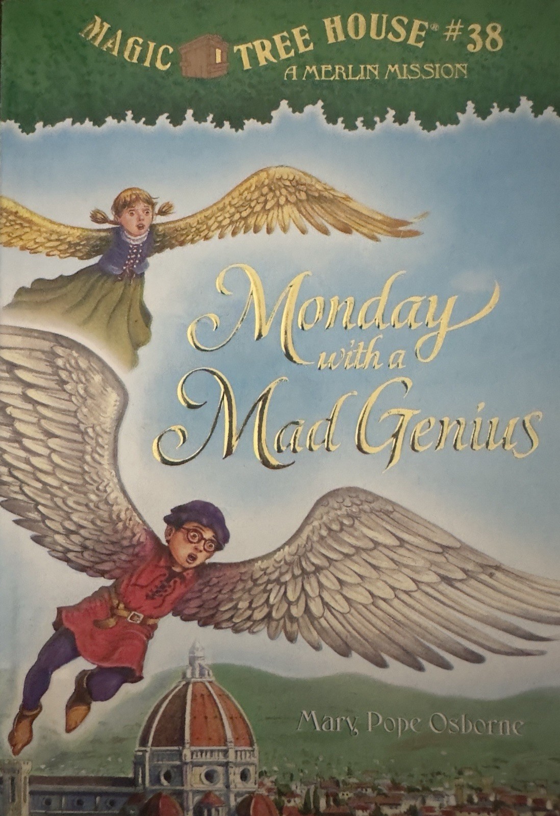 Monday with a Mad Genius by Mary Pope Osborne (2009, Digest Paperback)