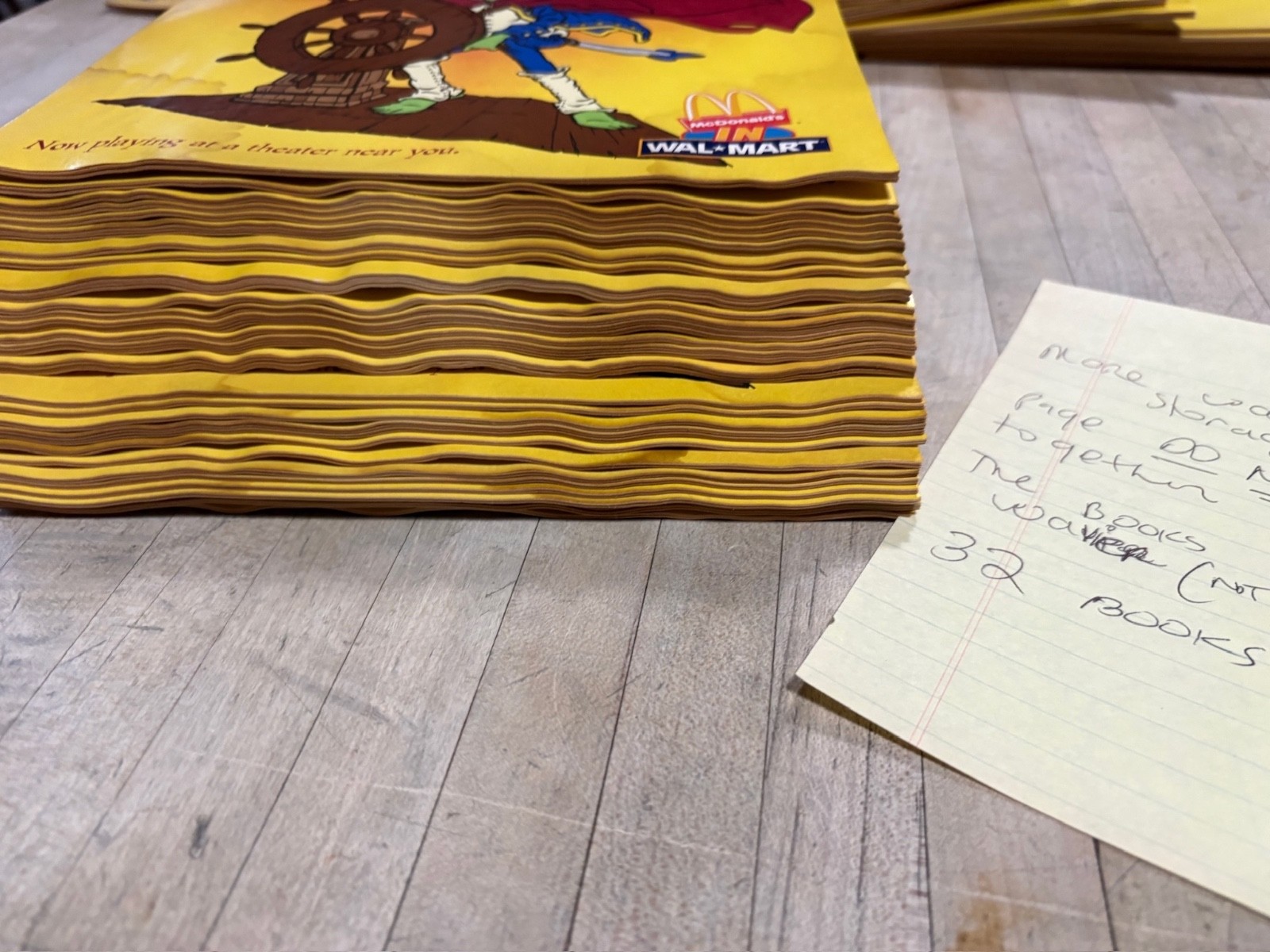 Lot of 103 Muppet Treasure Island Activity Fun Book McDonalds 1996 Happy Meal
