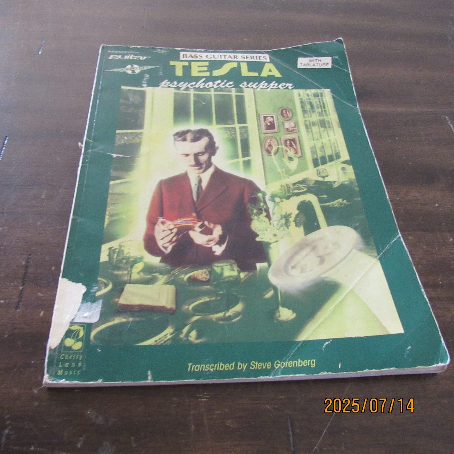 Lot 2-Tesla-Bass Guitar Books-Cherry Lane-Mechanical Resonance-Psychotic Supper
