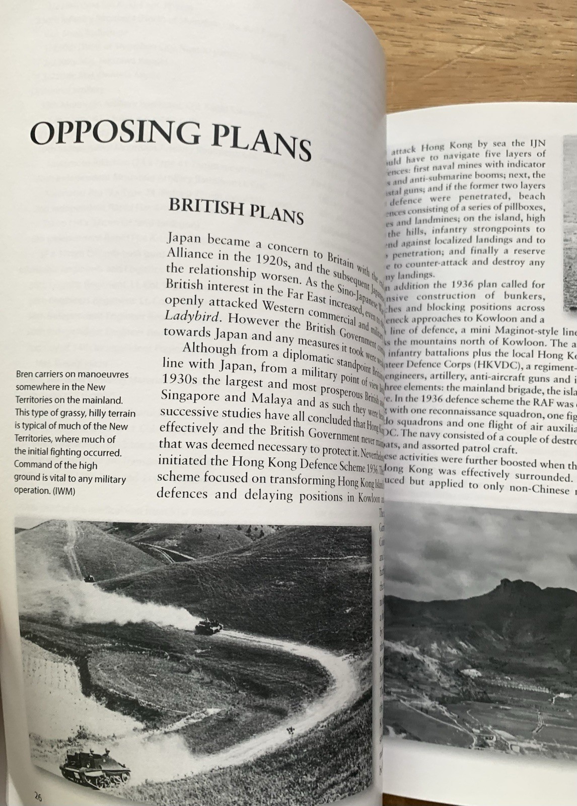Lot of 2 Campaign books: Malaya and Singapore, Hong Kong