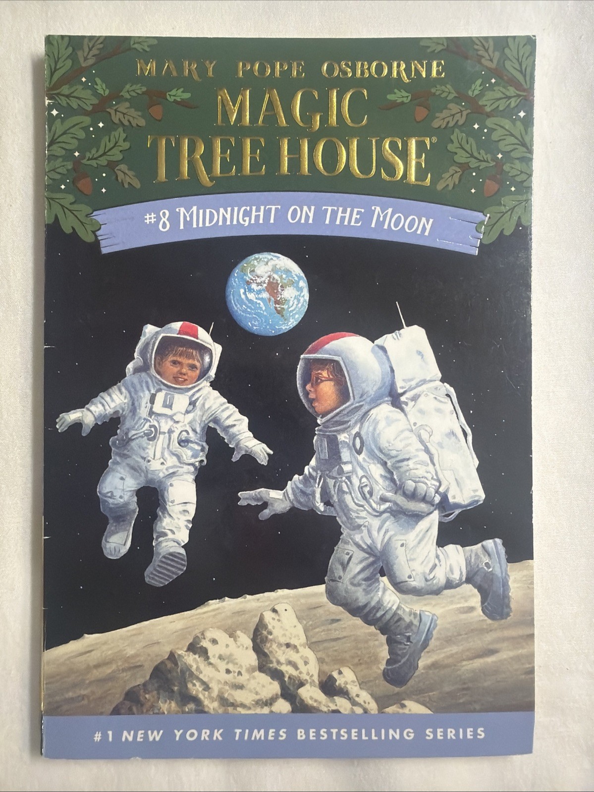 Magic Tree House #8 Midnight on the Moon by Mary Pope Osborne (1996 Paperback)