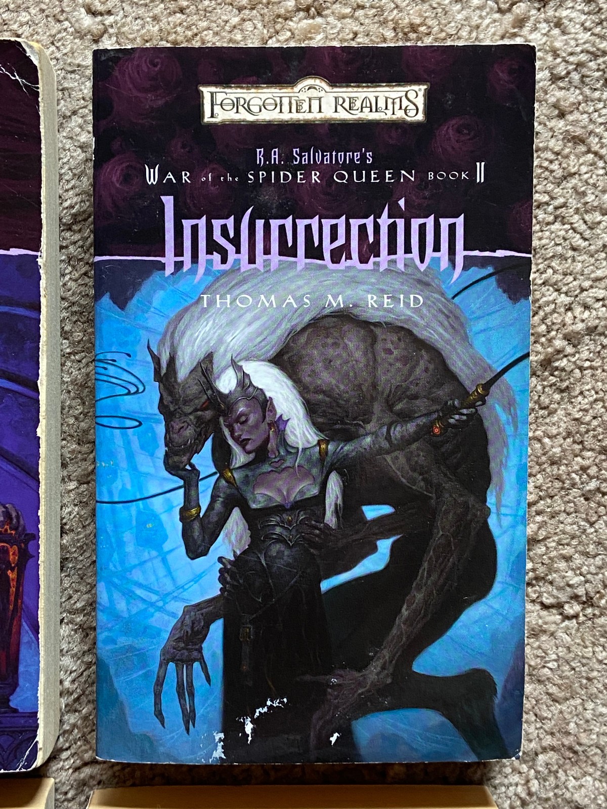 FORGOTTEN REALMS War of The Spider Queen #1-4, 4 book lot R.A. Salvatore PB
