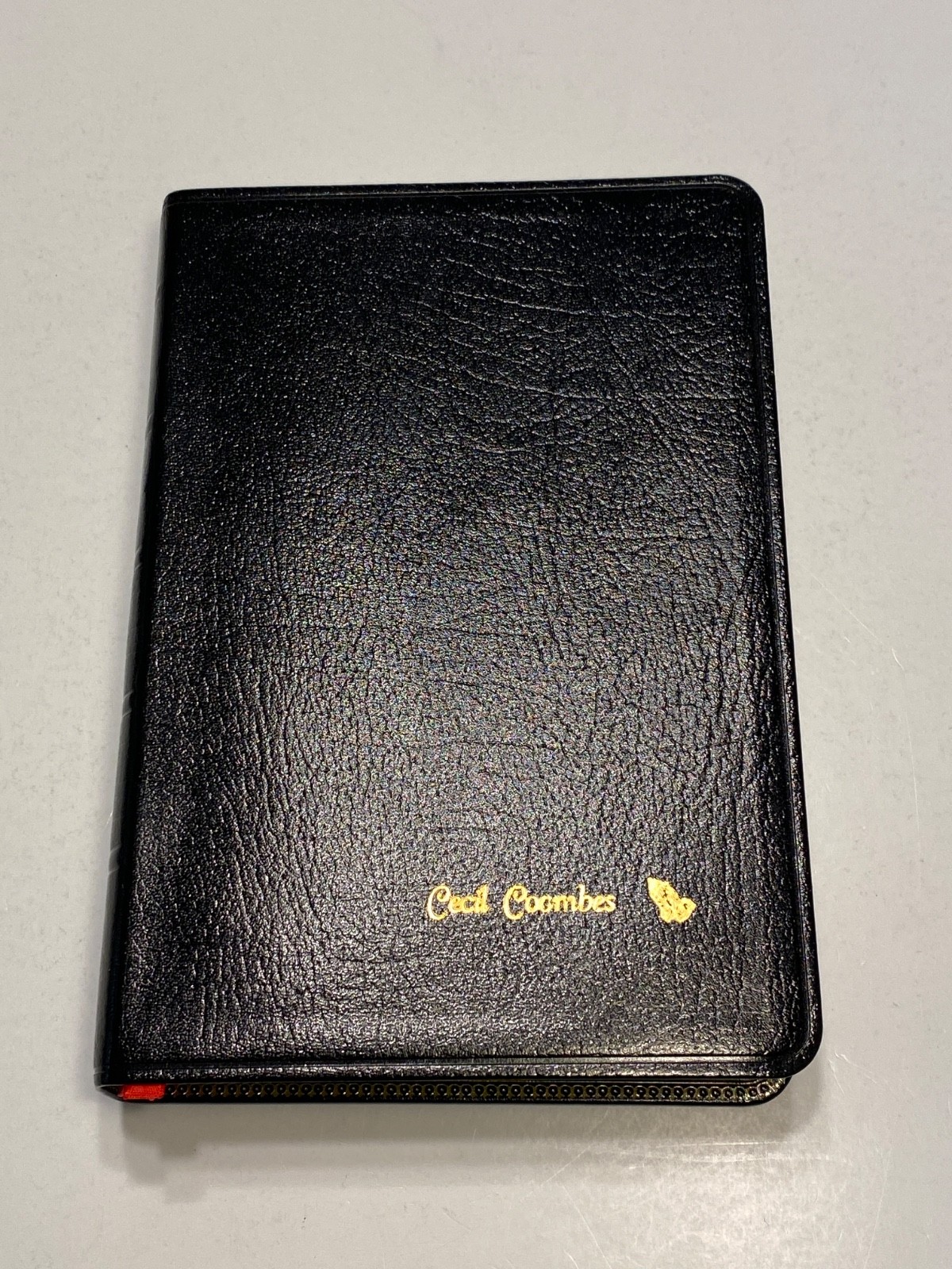 Nelson Imperial Reference Bible KJV “Black Khyber Kid Leather” Indexed 1972 #484