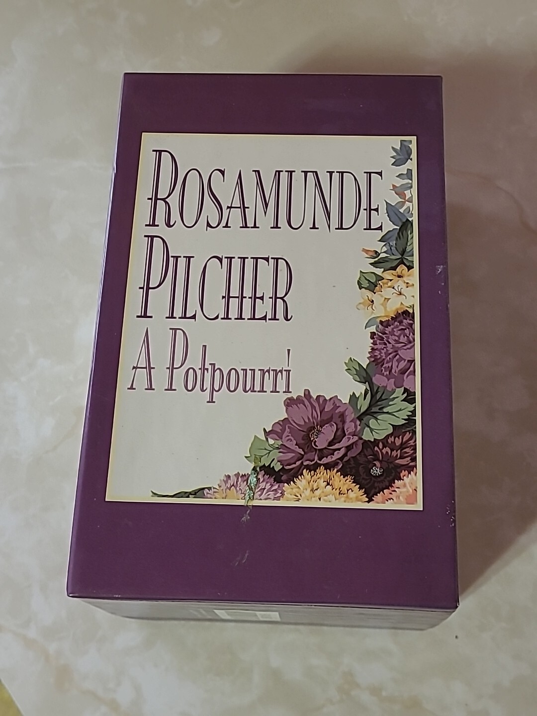 ROSAMUNDE PILCHER “A POTPOURRI” BOXED SET OF 4 BOOKS