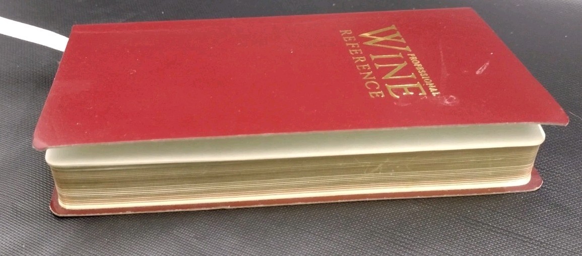 Professional Wine Reference, Simulated Leather Cover, Gold Edge, VG