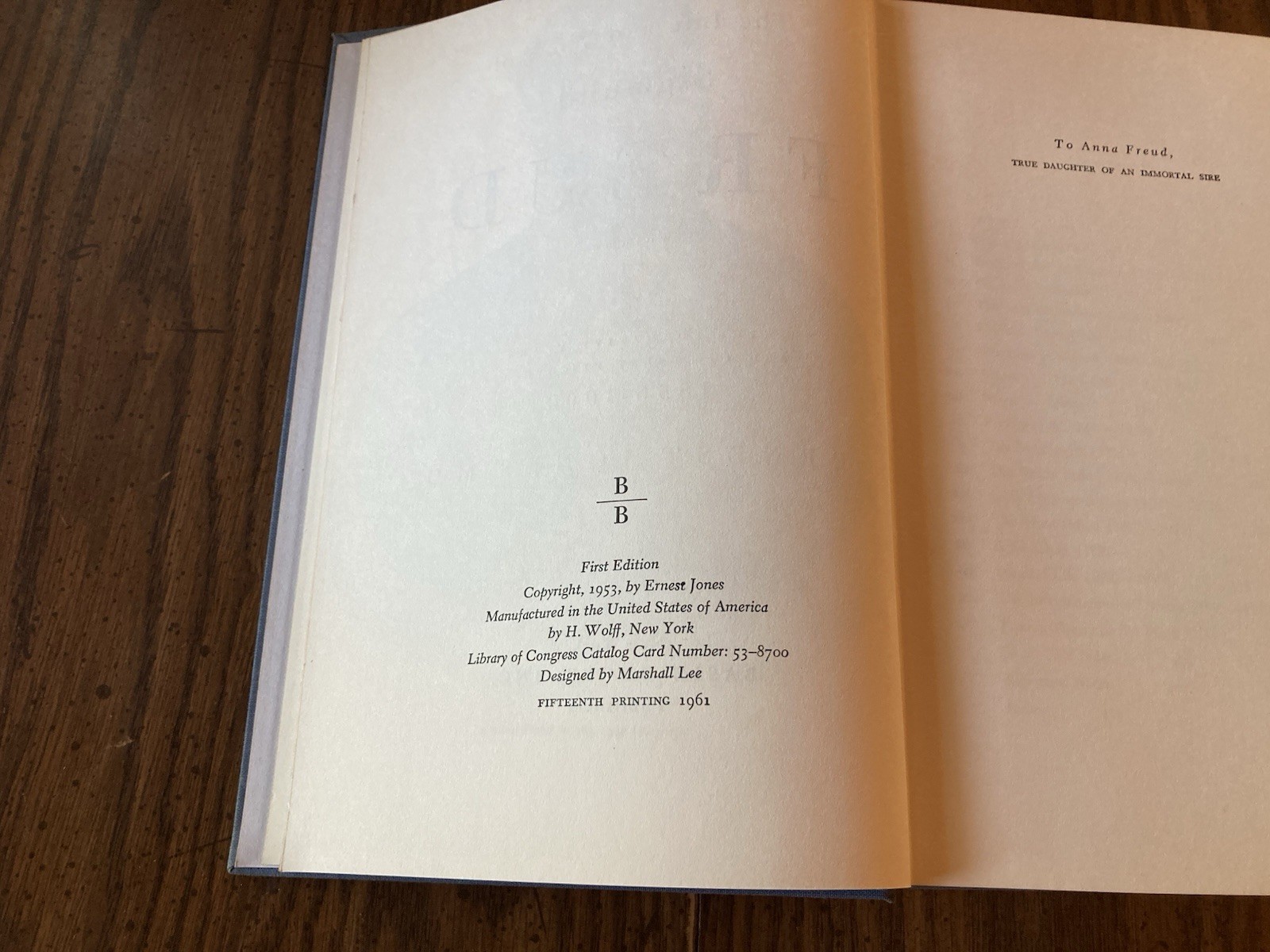 Life & Works of SIGMUND FREUD by Ernest Jones – 3 Volume Set – 1st Edition HC