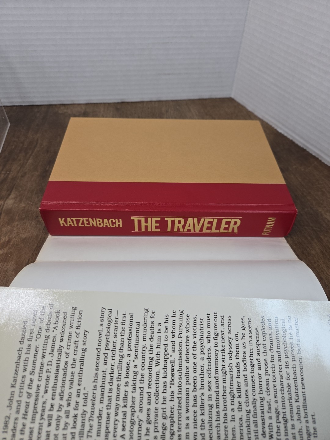 The Traveler, by John Katzenbach (1987, Hardcover) BCE, DJ
