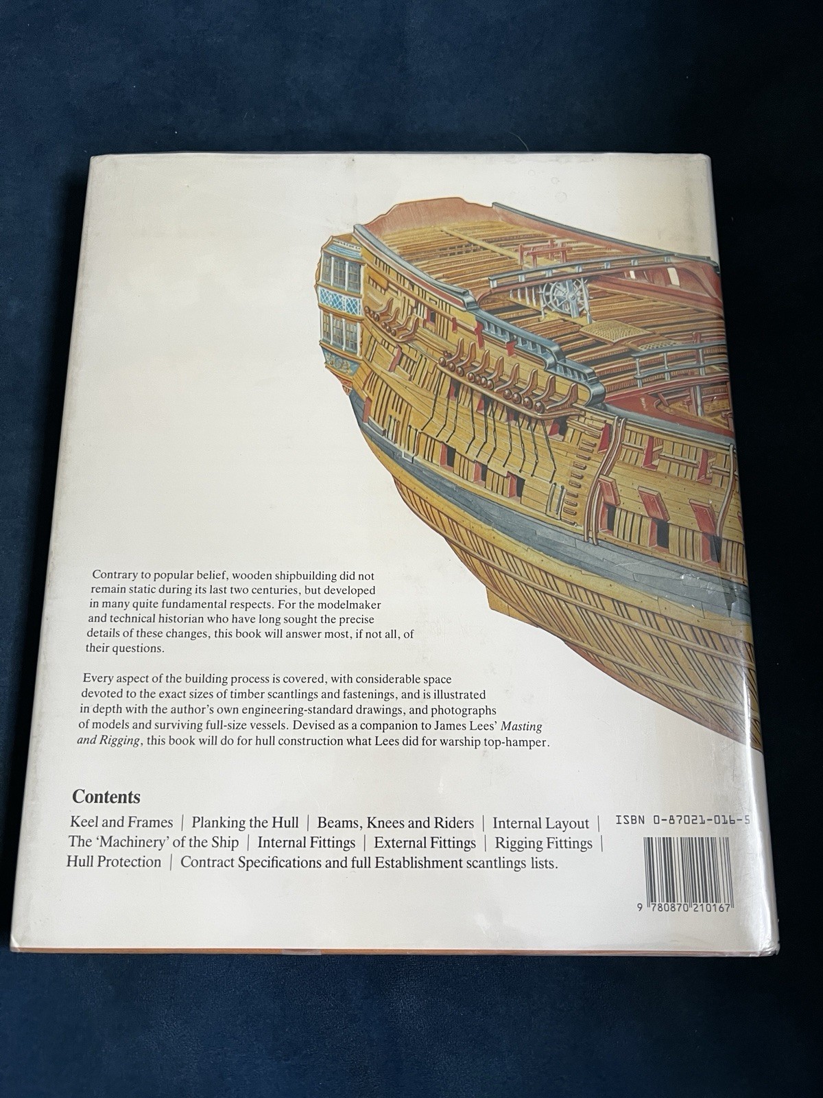 Construction and Fitting of the English Man-of-War 1650-1850 by Peter Goodwin