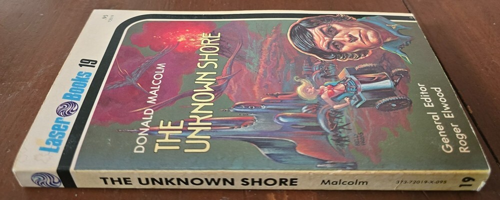 Laser Books #19: The Unknown Shore, by Donald Malcolm – Laser PBK 1976