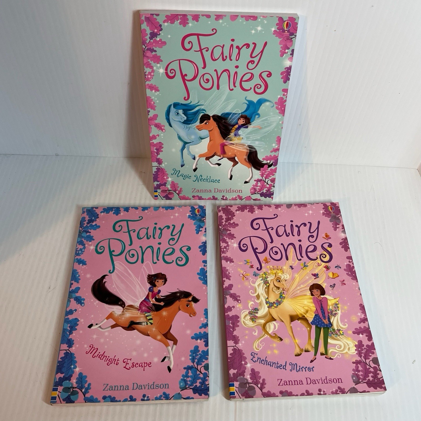 Lot of 3 Fairy Ponies Series Books Zanna Davidson Early Chapter Books Usborne
