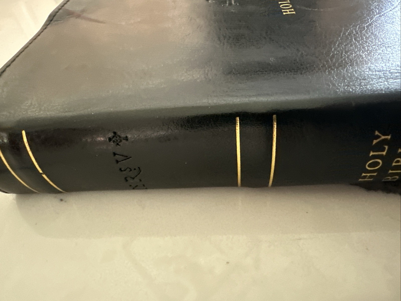 NRSV Large Print Imitation Leather by Catholic Bible Press Edition Black