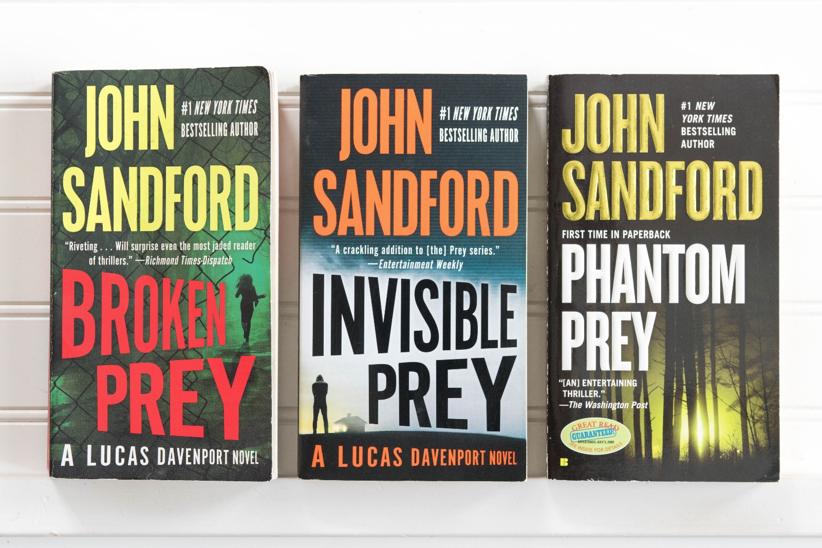 John Sandford PREY Complete Series Lot of 35 (#1-35) Set Paperback PB Books