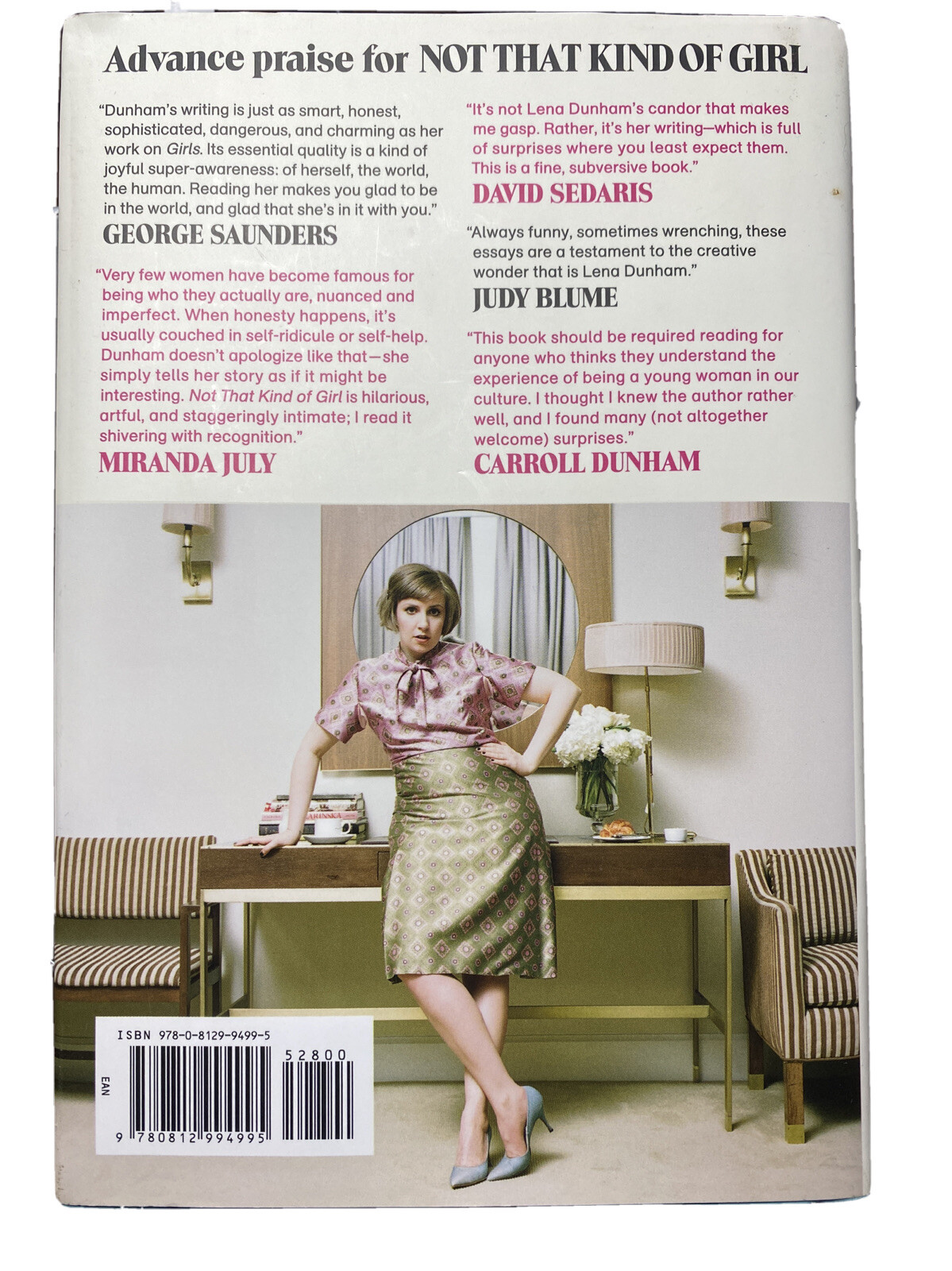 Not That Kind of Girl: A Young Woman Tells You What She’s “Learned” Lena Dunham